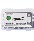 Scuba O Ring Kit 12 Sizes NBR90 Nitrile Seals For Dive Hoses Tanks And Gear Oil Resistant Rubber O Rings Kit in clear case
