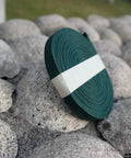 Durable Ito Sageo Wrapping Cord For Katana And Wakizashi 16.4 Foot Synthetic Silk coil on stone surface