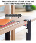 Sleek F Shape Metal Table Legs Set Of Four With Quick Install And Zero Drill Hassle For Modern Diy Dining Coffee Console Tables featuring thick plate addition.