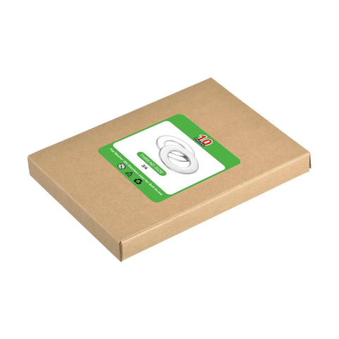 Dope 304 Stainless Steel Flat Washers 10 Pack Three Quarter Size in a cardboard box, heavy duty and rust proof hardware.