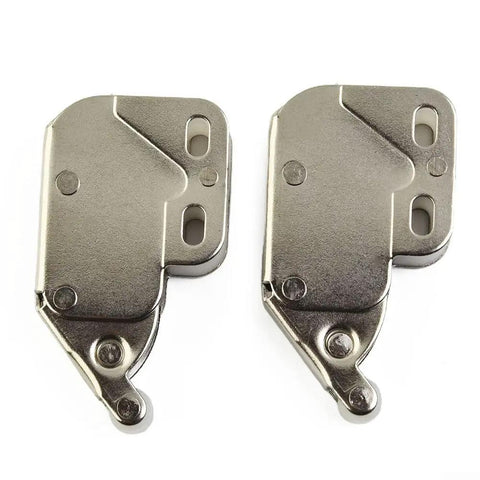 Push To Open Cabinet Latch With Automatic Spring Action High Cycle ABS Door Catch, flame retardant and anti slip design, metal view