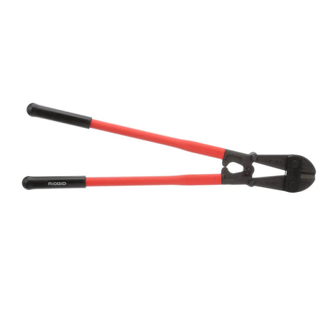 Beefy Heavy Duty 24 Inch Bolt Cutter With Hardened Alloy Steel Jaws For Cutting Bolts Screws Rivets Wire And Reinforcing Bar Center Cut Design Red Black Handle For Home Shop Or Professional Use