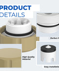 Close-up of Vacuum Breaker Kit For Anti Siphon Frost Free Sillcock Valves Replacement Assembly showing detailed components