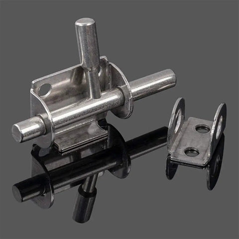Heavy Duty Stainless Steel Slide Bolt Lock For Exterior Gates And Doors Rust Proof Security Hasp with smooth glide latch mechanism.