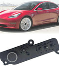 Smooth Operator Power Seat Control Switch With Button Cover Direct Fit For Tesla Model 3 And Model Y Front Passenger Side 2017 To 2022 No Sweat Swap Job, black plastic seat adjustment switch.