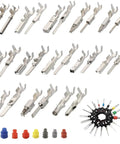 260Pcs Terminal Pins And 240Pcs Wire Seals Automotive Harness Kit For Cars Trucks Motorcycles And ATVs Pin Size Range 1mm To 3.5mm