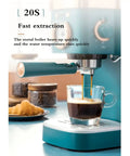 Game Changer Semi Automatic Espresso Maker With Integrated Milk Frother And Steam Wand For Nailing That Cafe Style Cappuccino Latte And Bold Home Brews Quick Heat Up And Steady Pressure For Smooth Sipping Daily with fast espresso extraction.