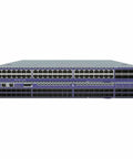Next Level 48 Port Ethernet Switch Packing 25 Gigabit And 100G Uplinks With Rock Solid Modular Chassis in dark purple design.