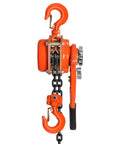 Side view of Three Quarter Ton Manual Ratchet Lever Hoist Workhorse With 1650 Lb Lifting Capacity And 10 Ft G80 Chain