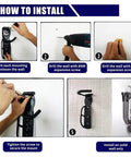 How to install Heavy Duty Electric Scooter Wall Mount Rack With Bulletproof Vertical Hook Holder for Garage or Shed.
