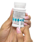 Free Chlorine Test Strips being held for testing, USEPA Approved Method D99-003, 50-Bottle Pack for drinking water.