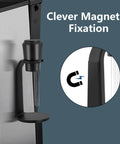 Magnetic WDT Tool For Espresso Machines With Aluminum Alloy Build, Blunt Polished Needles, And Magnetic Storage On A Stand