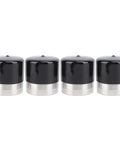 4 Pack Stainless Steel Boat Trailer Bearing Protector Caps With Dust Cover Dual Side Shielding 1.98 Inch Diameter Enhanced Guard