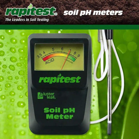 No Fuss Soil pH Meter For Home Gardens With 400 Plant Picks, Logarithmic Scale Readout, And Quick, Accurate Readings featuring corded probe