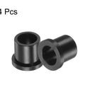 Flanged Nylon Sleeve Bearings 9.6mm Bore 12.7mm OD 13.4mm Length Self Lubricating Black Bushings Built For Tough Jobs