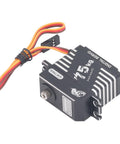 Rock Solid Brushless RC Servo With Dope Metal Gears And Badass Digital Steering for high torque, 75kg.cm, compact size and precise control.