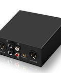 Ground Loop Noise Isolator For XLR TRS RCA 3.5mm Audio Interfaces, Multi Channel Shielded Noise Filter With Gold Coating, rear view