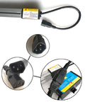 Close-up of the plug connections for the 48 Inch Acrylic And Pvc Plastic Bender Heater Tool, showing power cord details.