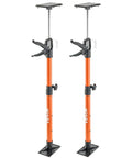 Sturdy Telescopic Support Pole For Cabinets, 2-Pack Steel Third Hand Tool Adjustable Quick Support Rod 154 Lbs Capacity for drywall.