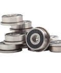Slick F623RS Double Sealed Flange Ball Bearings 3X10X4MM ABEC 7 For Voron 0 Motion Builds Smooth Glide A B Drive Idler Shafts Zero Noise Precision Made Corrosion Proof Rust Free Beast Mode High Quality Parts 10 Pack, stacked bearings