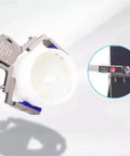 High Precision Pneumatic Fixture Cylinder With Four Claw Clamps And Sensor Switch Mechanical Arm Gripper Finger Cylinder For Automated Assembly Water Spout Clip Compatible With AHVG75