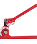 Manual Tube Bender 3 Inch Tubing Bending Tool For Copper And Aluminum, 90 Degree Bend, Compact Design For Tight Spaces, Ergonomic Handle, Durable Pro Grade Build, Multi Spec Industrial Supplies red metal tube bender with 90° scale