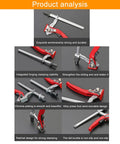 Hold Down Clamp With Quick Acting Ratchet For Woodworking Benches And Desktop Clips Built Tough As Nails, detailed view