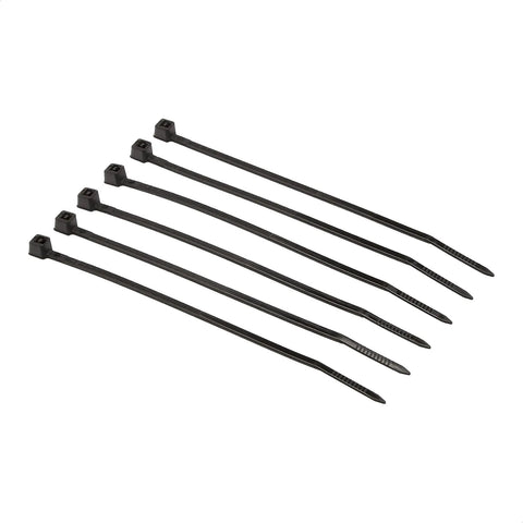 Multi Purpose Cable Ties Pack 200 Pieces 4 Inch Black Self Locking Tie Straps for wires cables