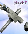 Pro Grade Taper Turning System For Lathe Tailstock With Live Center And Dead Center Options Built Tough From Premium Castings And Tool Steel Compatible With Morse Tapers MT1 To MT4 Ideal For MT2 Lathe Setups