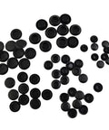 60 Piece Automotive Body Hole Kit Plastic Trim Clips Assortment For Car Sheet Metal Panel Holes 3/8 To 7/8 Inch Black Clips