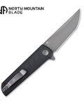 Chop 3.15 Inch Folding Pocket Knife with 14C28N Steel Blade and G10 Handle flipper open EDC knife with pocket clip