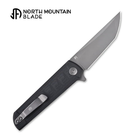 Chop 3.15 Inch Folding Pocket Knife with 14C28N Steel Blade and G10 Handle flipper open EDC knife with pocket clip