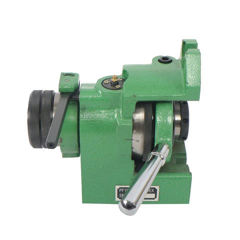 Rugged 5C Collet Spin Index Fixture Delivering Badass Stability And Dead Easy Vertical Or Horizontal Milling Setup For Hard Core Shop Floors Today Precision Ground viewed from the side, showcasing the lever and collet.