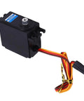 Heavy Duty 22G Digital RC Servo With Solid Metal Gears detailed view showing housing, metal gears, and wiring for scale platforms.