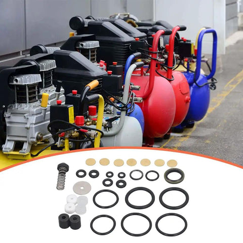 Pro Grade High Pressure PCP Air Compressor Replacement Parts Repair Kit With O Rings Seals Valves Piston Filter And Gauge Set