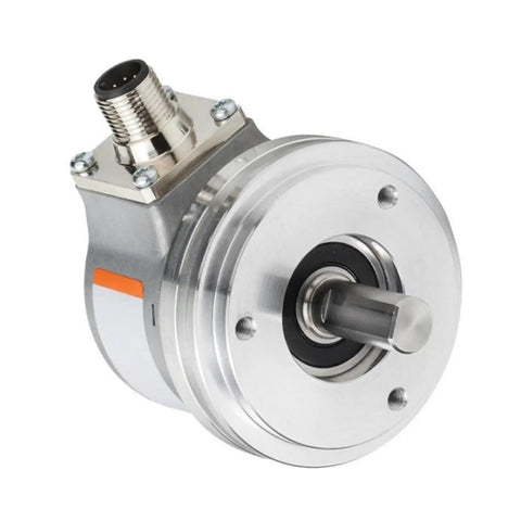Pro-Grade Rotary Encoder For Industrial Automation And Motion Control Delivers Precise Position And Speed Feedback For Robotics, Servo Motors, And Packaging Lines, High Speed Output, Broad Compatibility, Easy Wiring, Path Planning Ready, silver metal