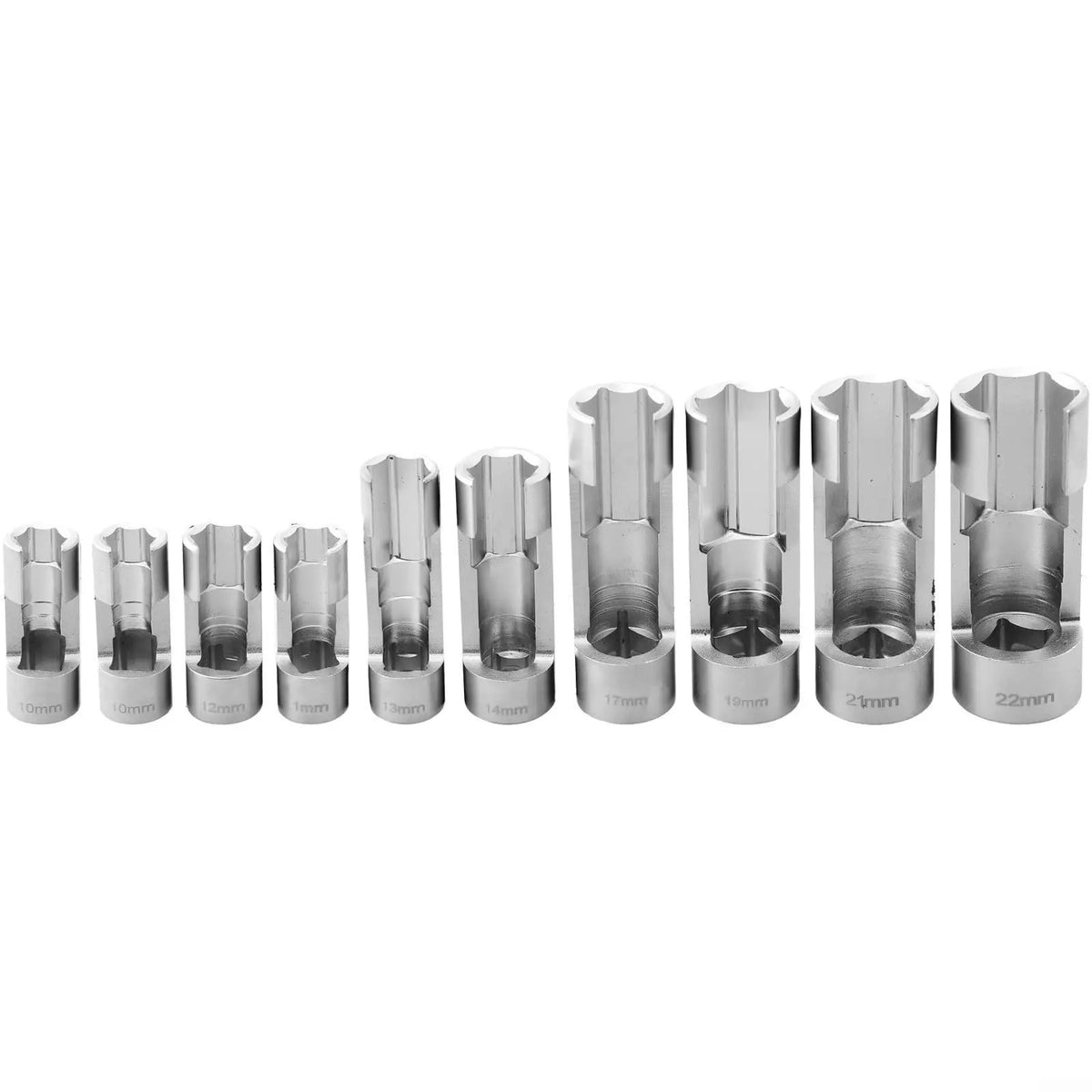 Socket set with multiple square-drive options
