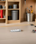 Heavy Duty Hidden Door Hinge 360 Degree Stainless Steel Pivot Concealed Hardware shown on workbench.