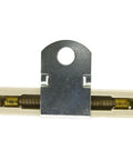 ACDelco ignition coil resistor module with beige plastic housing and metal mounting bracket, front view