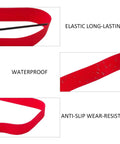 Elastic and waterproof 2 Pack 26 Inch Red Bicycle Rim Strip Tape With Nylon Inner Tube Protection Liner, wear-resistant