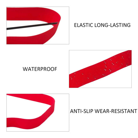 Elastic and waterproof 2 Pack 26 Inch Red Bicycle Rim Strip Tape With Nylon Inner Tube Protection Liner, wear-resistant