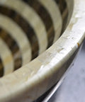 Close-up of SDVantage Round Countertop Basin Sink Bowl, Ceramic Vessel Washbasin featuring smooth polished surface.