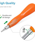Doorbell Screwdriver Replacement Kit With Torx T6 And Torx T15 Bits For WiFi Password Reset Industrial Grade S2 Steel Ergonomic Design