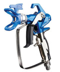 Built Tough Airless Spray Gun With RAC X 517 Switch Tip, ergonomic handle and trigger control, ideal for commercial painting.