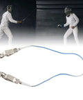 Stainless Steel Fencing Wire Clamp Head Clip For Saber And Foil, Heavy-Duty Conductive Wire Clips shown with fencers in background