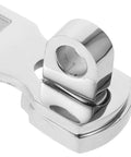 Stainless steel boat latch by FOYTOKI with rotating mechanism, marine-grade 316