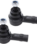 Close-up of two outer tie rod ends from AWD Front Wheel Bearing Hubs Kit For 2008 To 2015 Mitsubishi Lancer Replacement