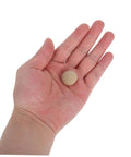 Hand holding a beige snap rivet pin from the Beige Car Roof Headliner Repair Kit With Snap Rivet Pins And Retainers, Durable Quick Fix For Interior Ceiling, DIY Friendly No Tools Needed, Easy Headliner Reattachment For All Vehicles.