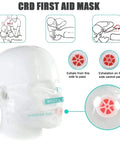 CPR face shield from Snake Bite Kit And Bee Sting Kit For Outdoor First Aid Venom Extractor Suction Pump Bite And Sting Care For Hiking Backpacking And Camping Includes Orange CPR Face Shield.