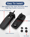 Premium Rear Window Liftgate Hinge Set For Right And Left Glass Hinge Replacement Easy Bolt On Upgrade For 2008 2009 2010 2011 2012 Ford Escape Mercury Mariner Mazda Tribute Replaces 8L8Z78420A68C 8L8Z78420A68D focus on durable metal construction with new gaskets